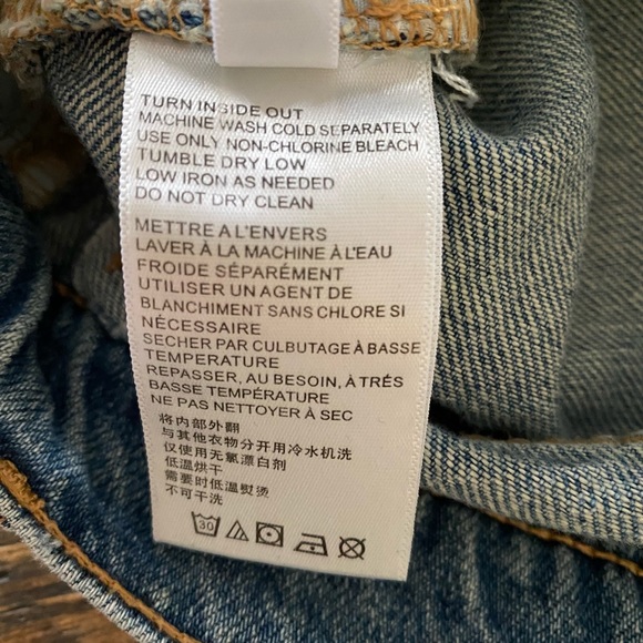 BDG High-waisted Slim Straight Jean In Distressed Vintage Denim Light - Picture 8 of 12